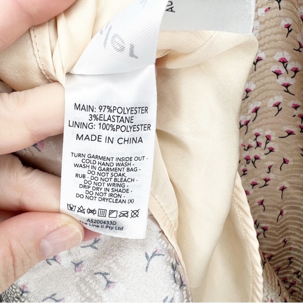 Acler Vales Ditsy Blossum Midi Dress size 6 romantic formal evening luxury - Picture 8 of 10